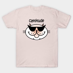 CATTITUDE 2 - Flame Point T-Shirt